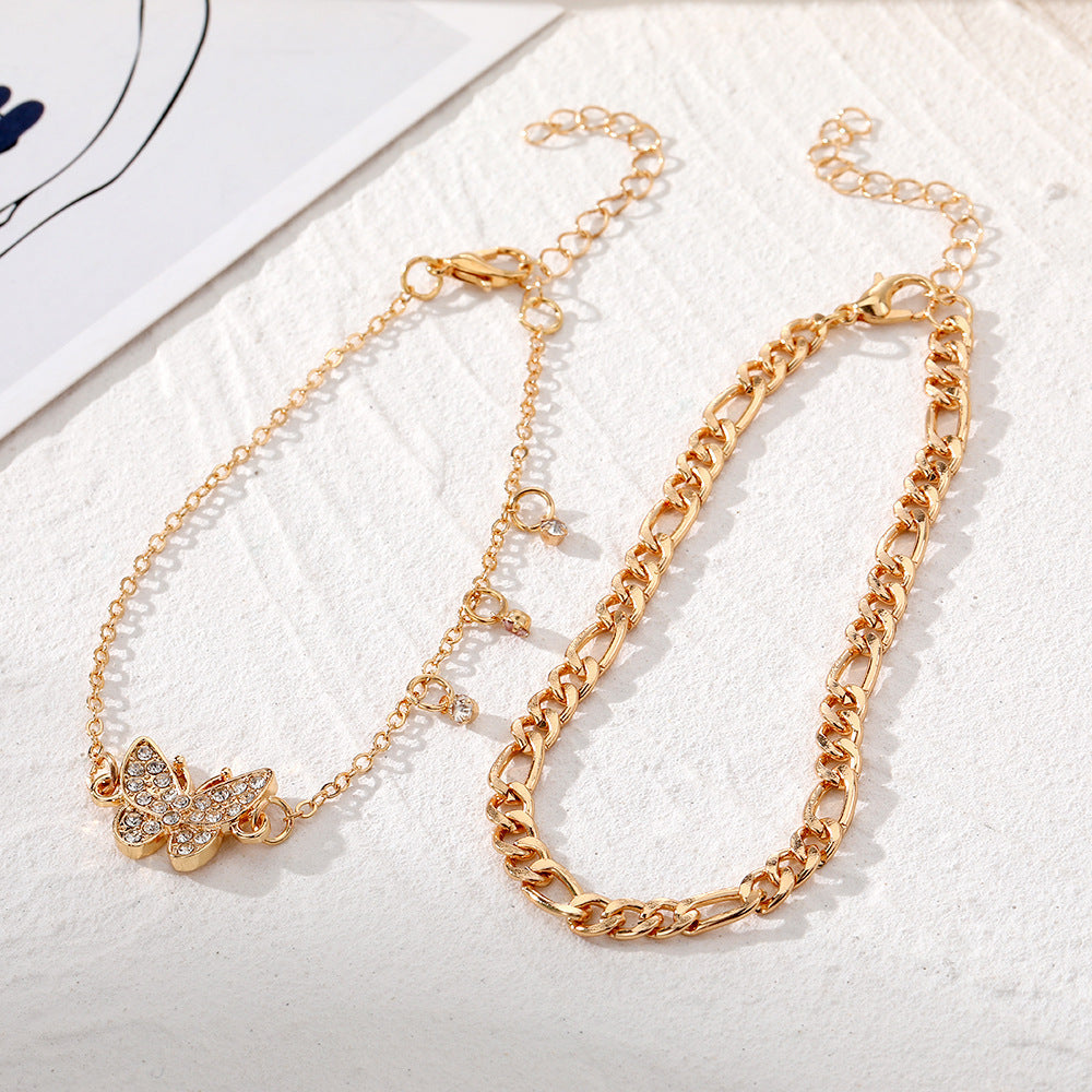 Butterfly Gold Anklet