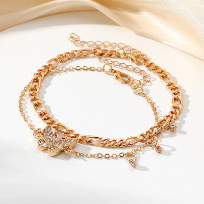 Butterfly Gold Anklet