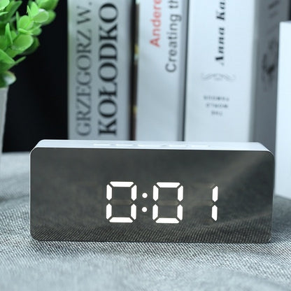 LED Mirror Alarm Clock